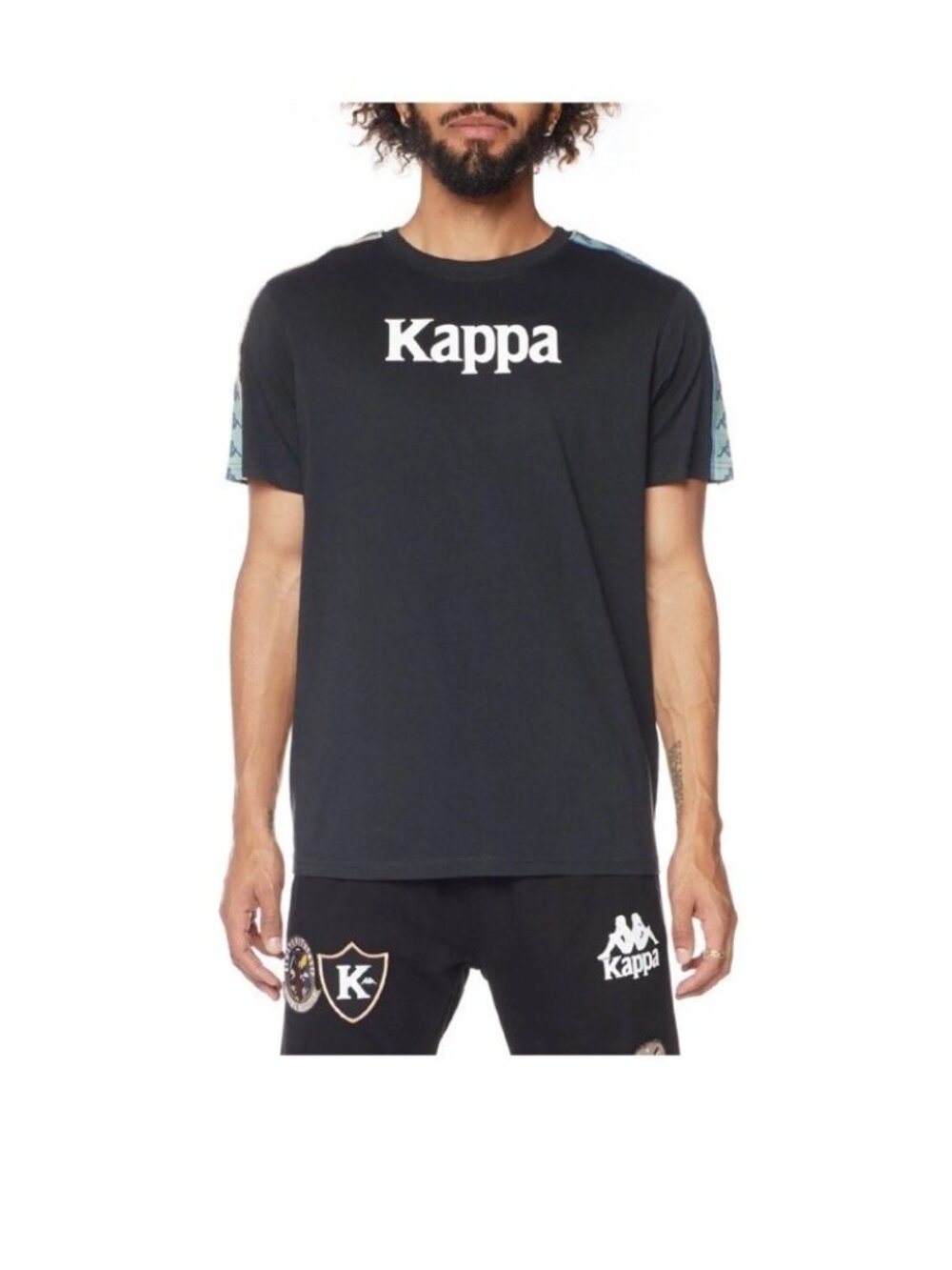 NWT Men's Kappa Banda Mars Tee Black Large $55